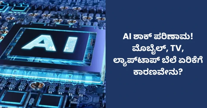 AI impact on mobile TV and laptop prices